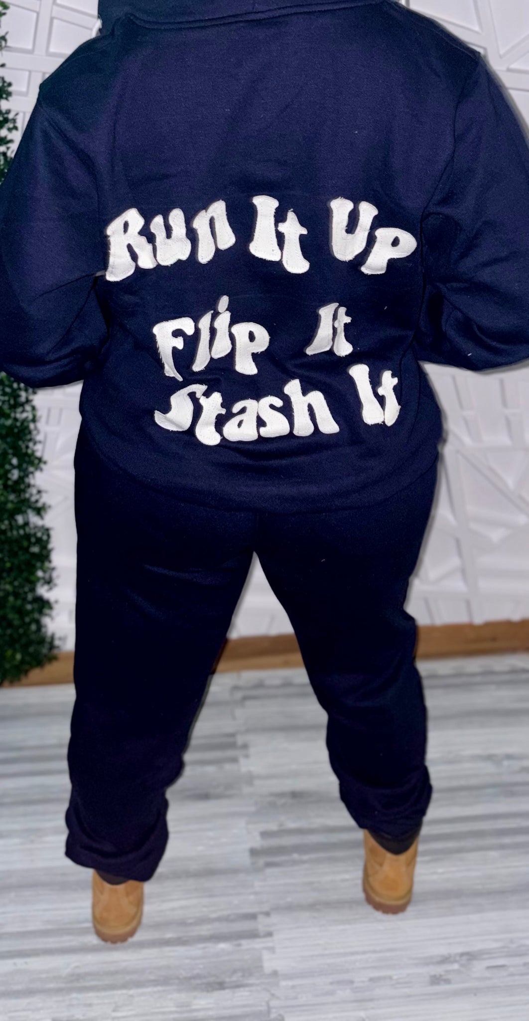 Cash Race Unisex Sweatsuit (Navy)
