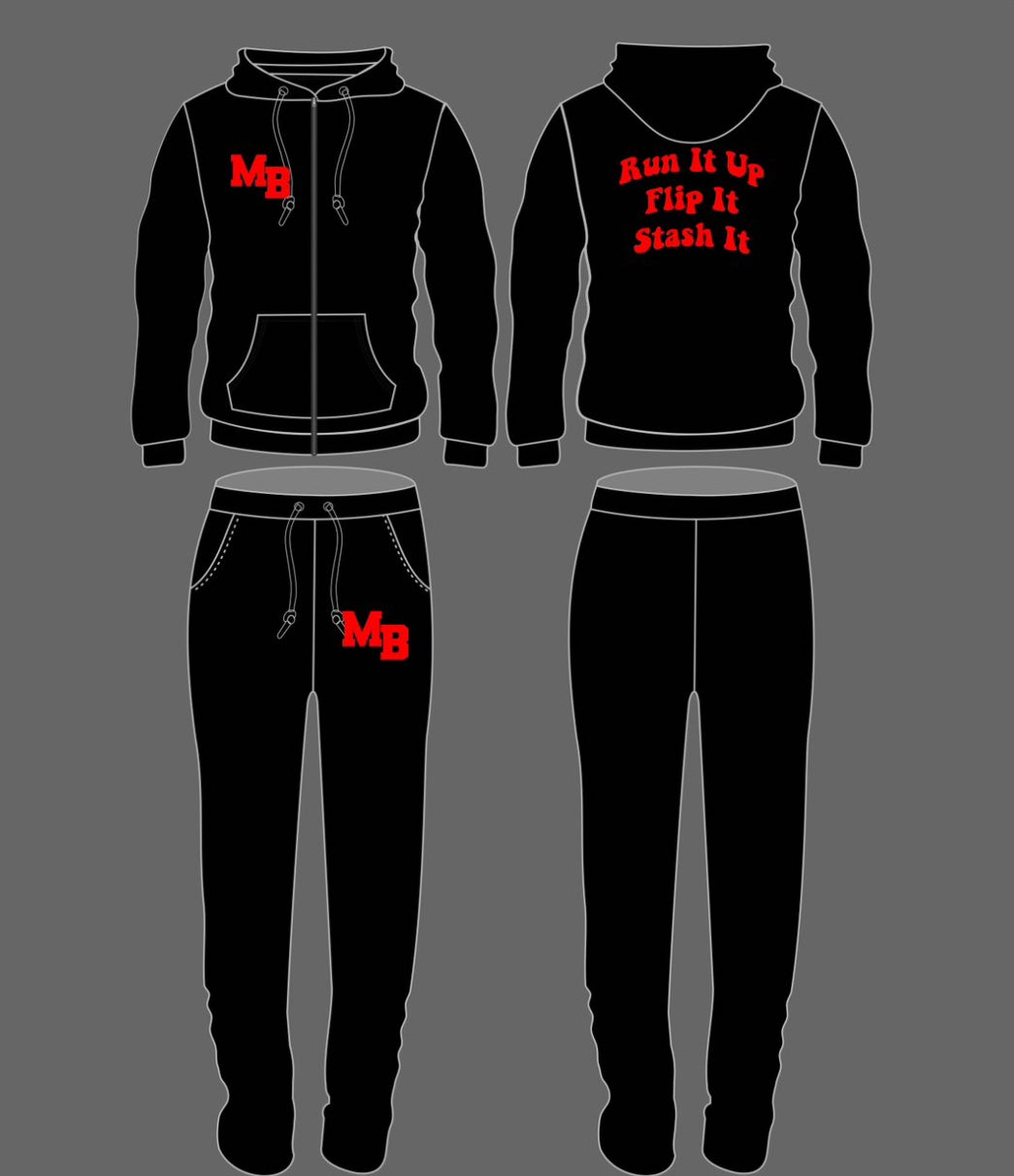 Cash Race Unisex Sweatsuit
