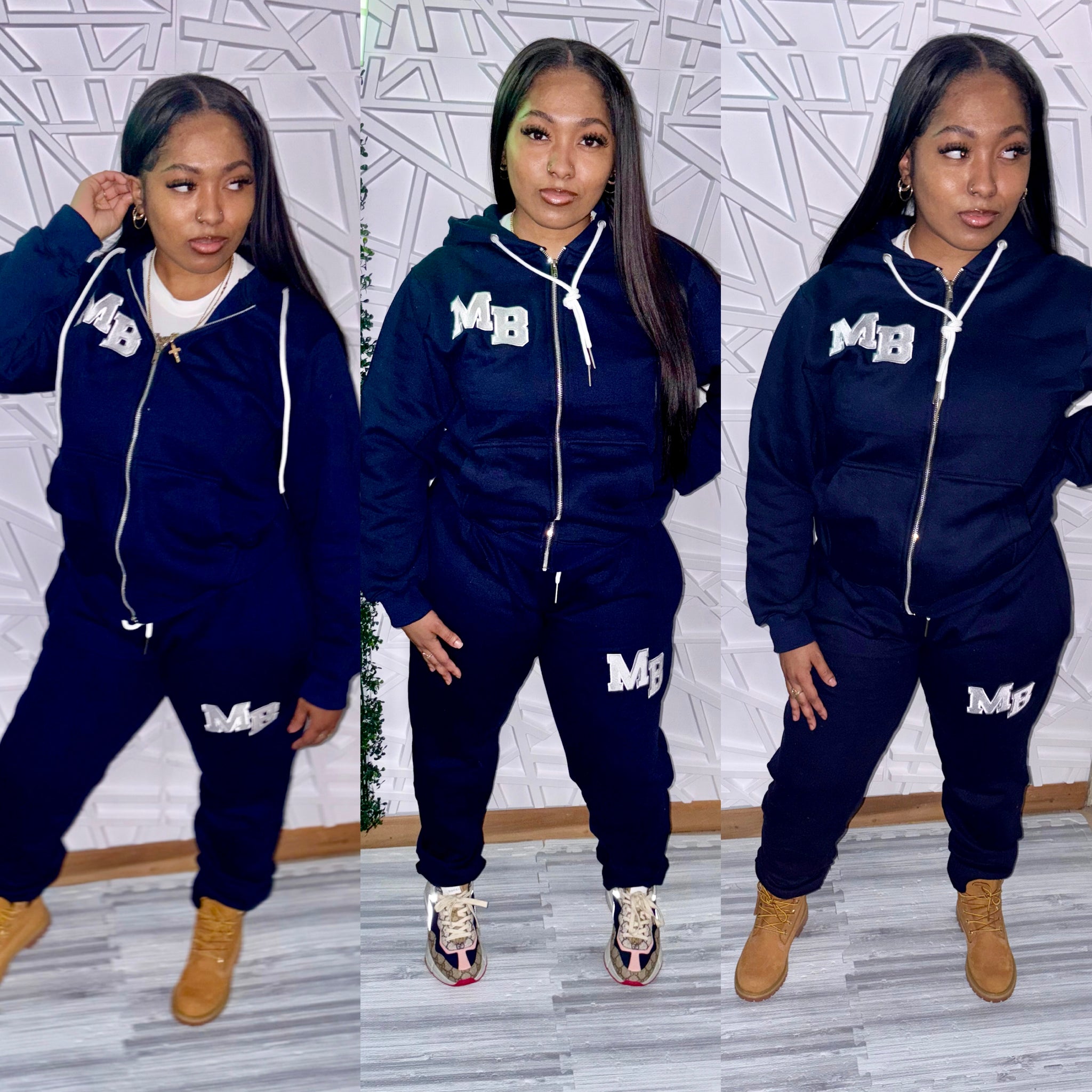 Cash Race Unisex Sweatsuit (Navy)