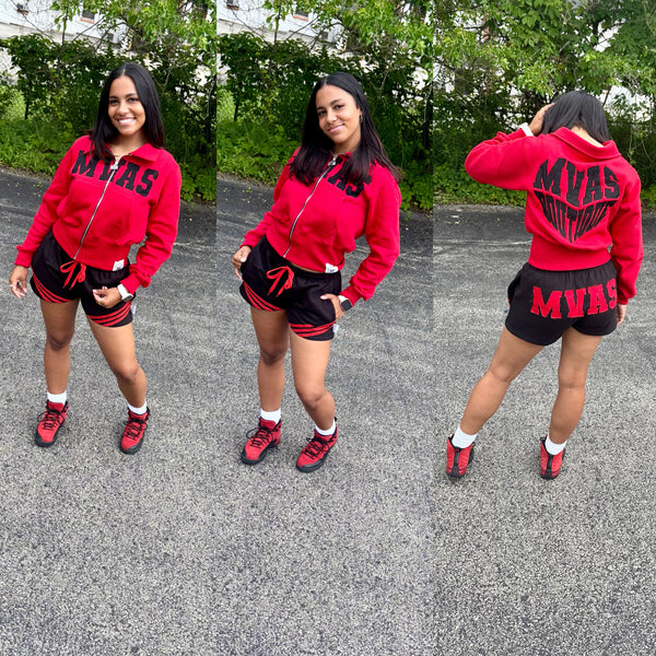 Summer Breeze Set | Red & Black