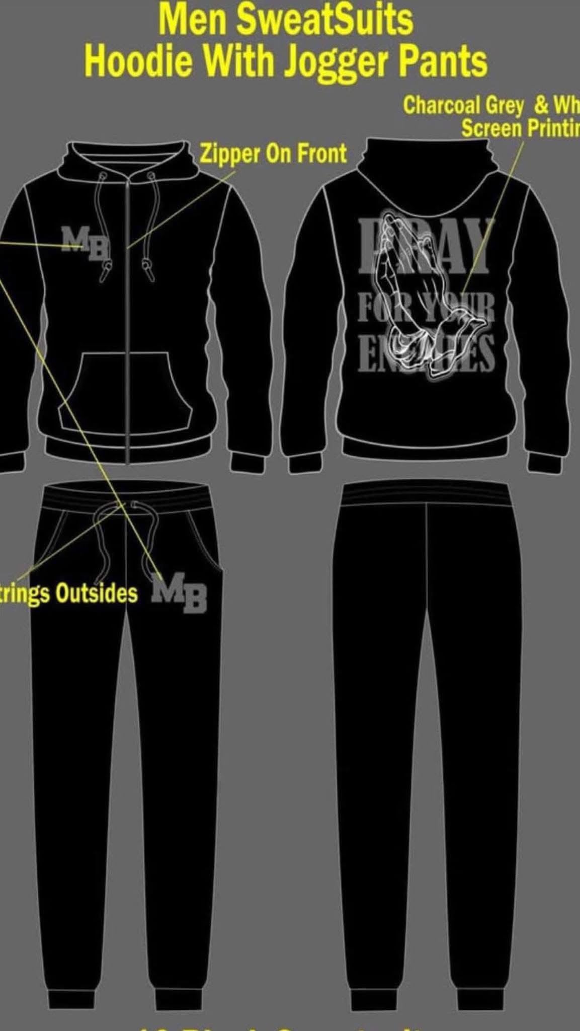 Pray For Your Enemies Men (Unisex)